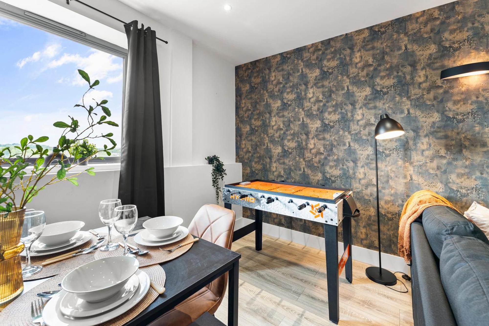 Stylish Two-Bedroom Flat In NWI Dış mekan fotoğraf