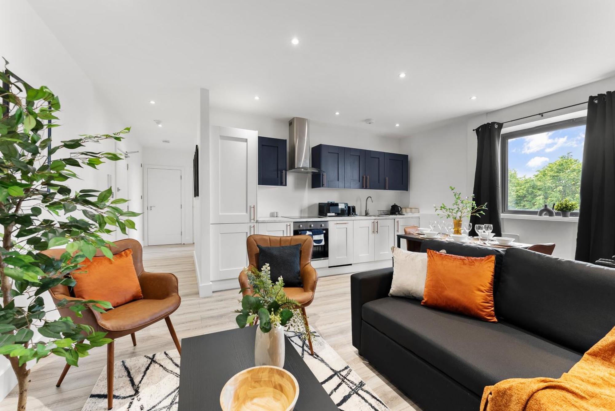 Stylish Two-Bedroom Flat In NWI Dış mekan fotoğraf